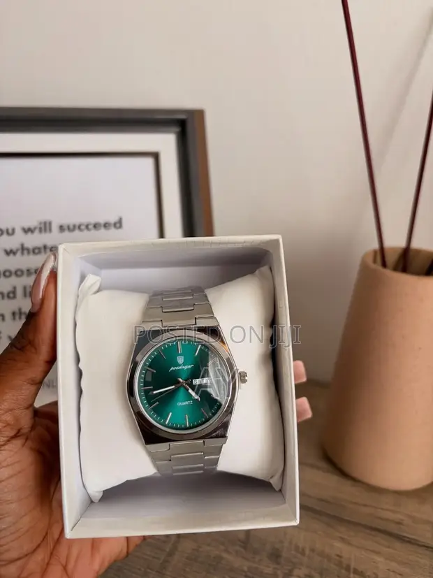 Poedagar Kyakkyawar Agogon Hannu Na Lantarki Mai Blue Dial - 1