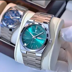 Poedagar Kyakkyawar Agogon Hannu Na Lantarki Mai Blue Dial