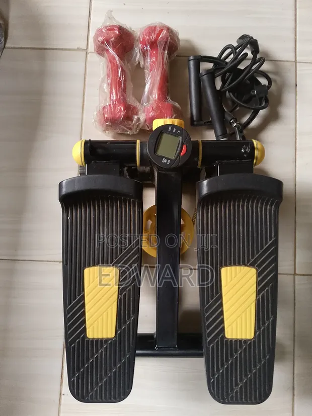 Bodyfit Mini Stepper with 2kg Dumbbell Set - 1