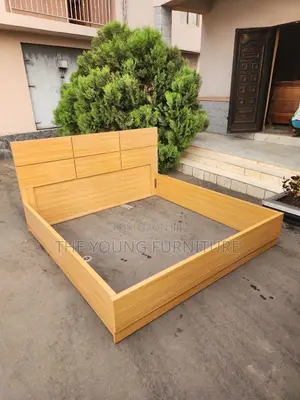 Home Interiors Plywood 6x6 Bed Frame