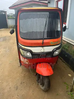 TVS King Deluxe Plus iTouch Start Motar Bashin 2020 Orange