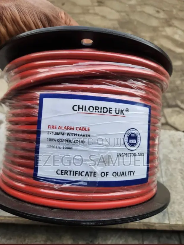 Chloride UK Igiyar Kariyar Wuta - Mita 100 - 1
