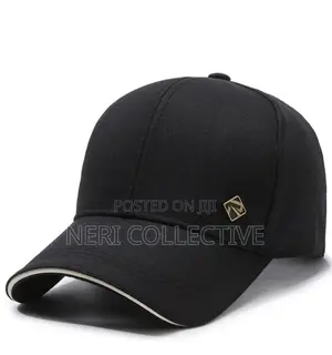 Minimalist Black Men's Baseball Cap