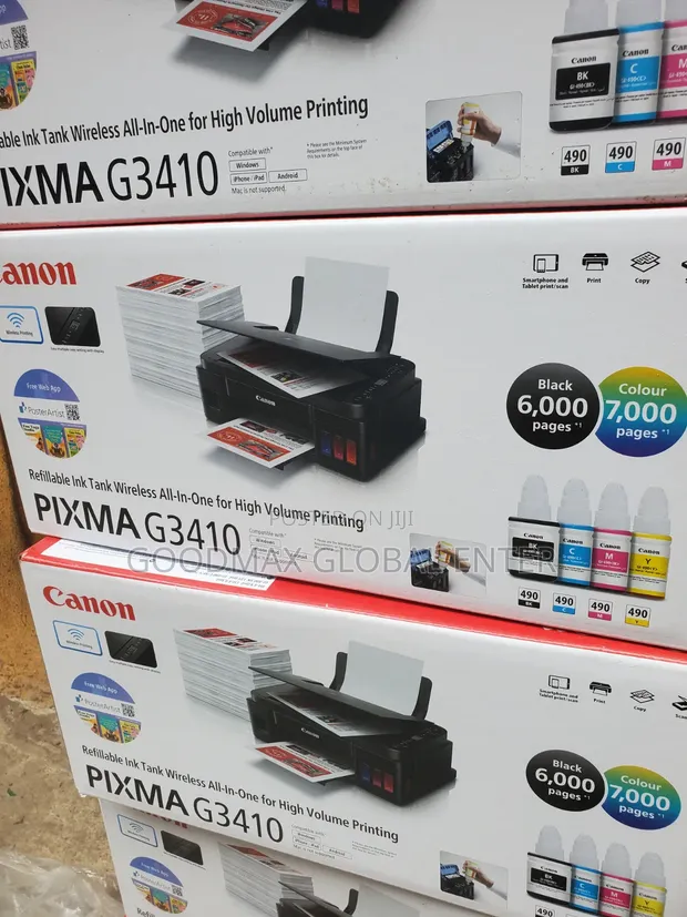 Canon PIXMA G3410 Refillable Ink Tank Printer - 1