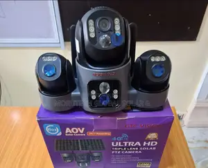 Ubox 4-Lens 4G Solar PTZ Camera