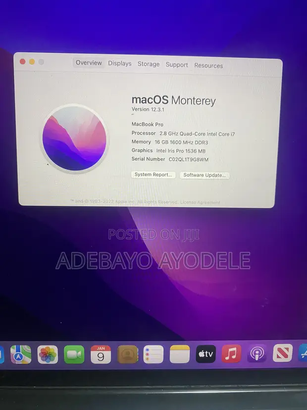 Apple MacBook Pro 2015 16GB Intel Core i7 512GB - 1