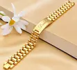 Custom Name Bracelet - Gold Stainless Steel Luxury Hand Chain - 2