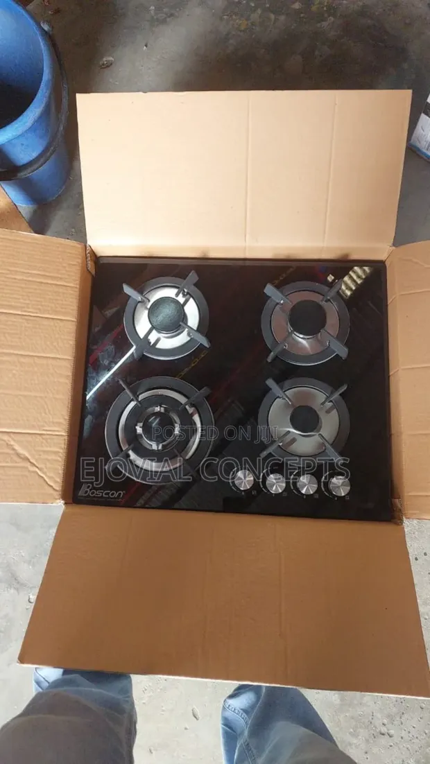 Boscon 4 Burner Built-in Gas Cooker Hob - 1