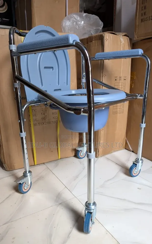 Commode Chair - Portable Toilet for Mobility Impaired - 1