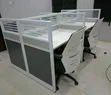 Premium 4 Seater Workstation Table Set - 2