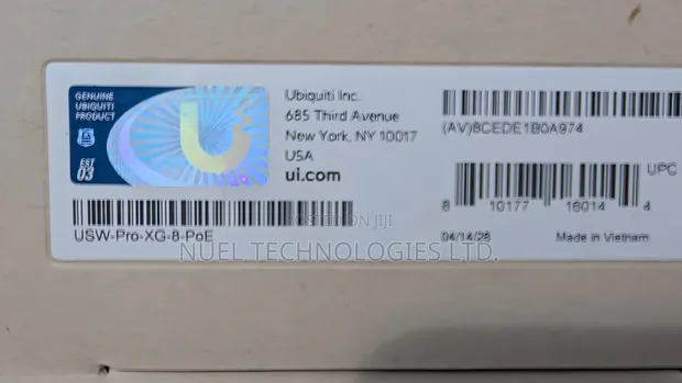 Ubiquiti USW-Pro-XG 8-Port PoE Switch - 1