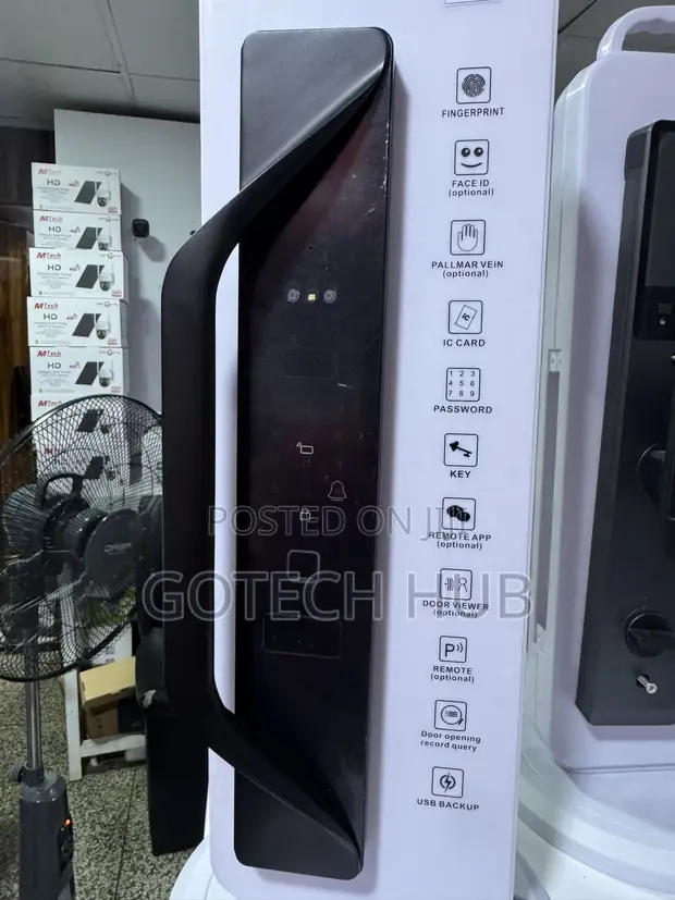 Tuya Smart Door Lock with Face ID & Waterproof - 1
