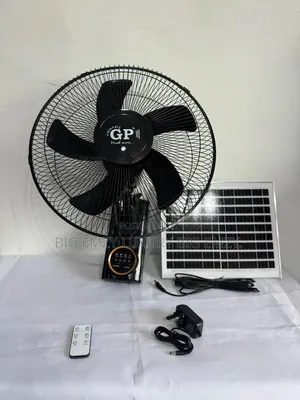 Sabon GP Solar & Rechargeable Wall Fan