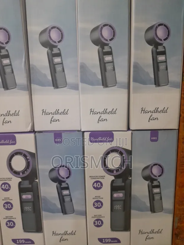 Handheld Rechargeable AC Fan - 1