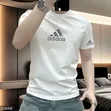 T-shirt Mai Bugu Na Maza Na Katako Mai Wuyan Zagaye - 1