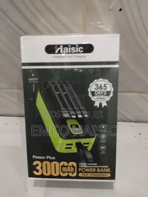 Haisic 30000mAh Powerbank with Multiple Chargers