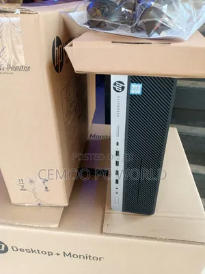 HP EliteDesk 800 G4 Kwamfuta - Intel Core i7, 8GB RAM, 256GB SSD