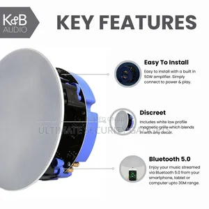 Prime Audio Active Bluetooth Ceiling Speaker (50W)