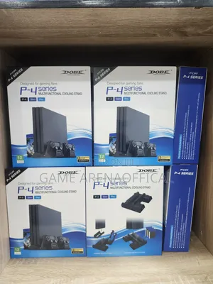 PS4 Cooling Stand tare da Dual Controller Charging Station