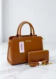 Luxury Genuine Leather Handbag - 4