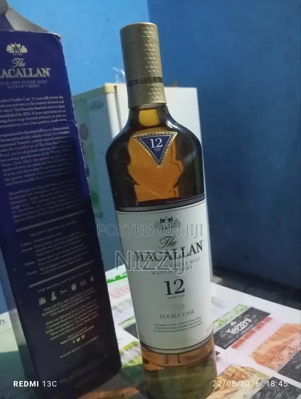 Macallan 12 Shekaru Single Malt Scotch Whisky - 1