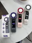 Injin Fannu Mai Sake Caji tare da Nuni na LED + Power Bank - 2