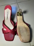 Aquazzura Red Kitten Heels - Size 40 - 3