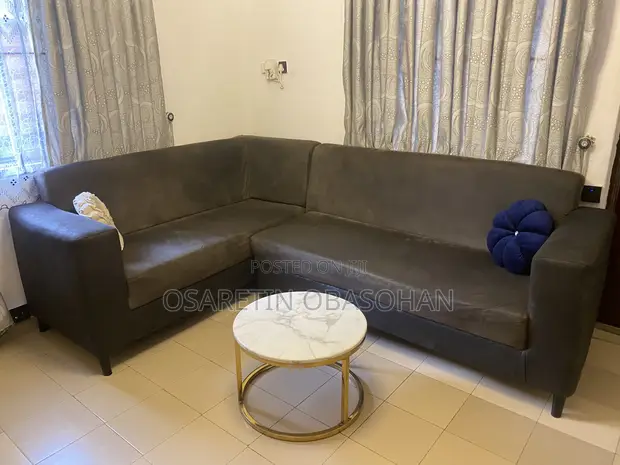 Sofa Mai Siffar L na Shugaba (Used) - Gidan Kayayyaki - 1