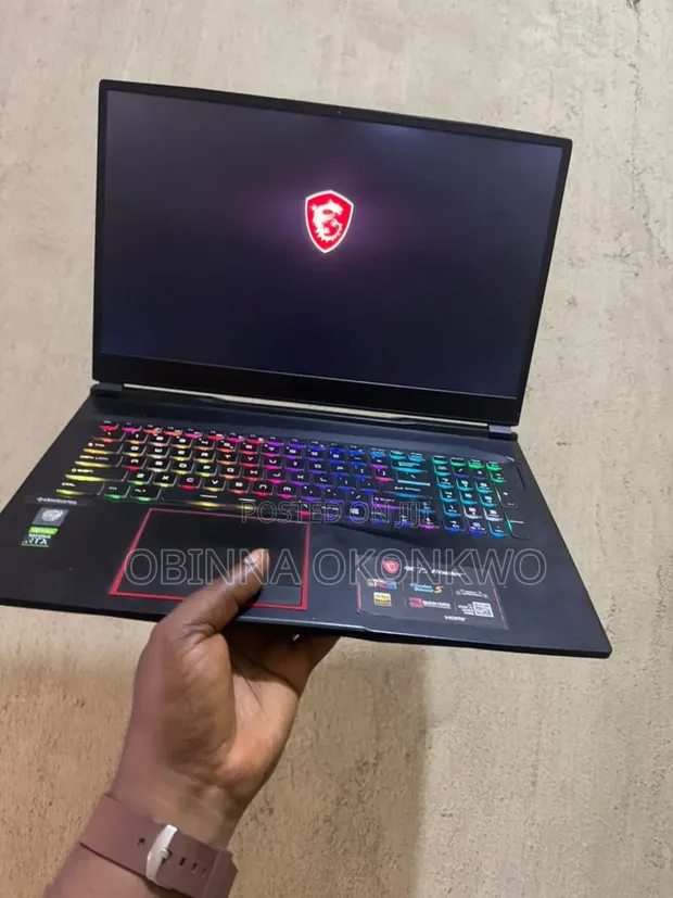 MSI GE75 Raider 10SE Laptop na Wasan Kwamfuta - Intel Core i7, 16GB RAM, 512GB SSD - 1