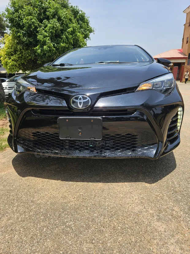 2017 Toyota Corolla Black - Foreign Used - 1