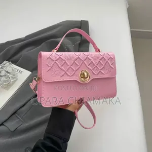 Luxury Embossed Top-Handle Handbag