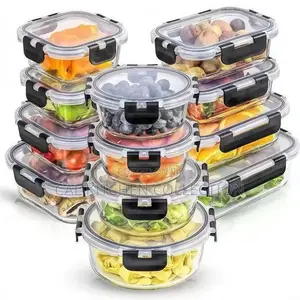 12-Piece Glass Meal Prep Container Set