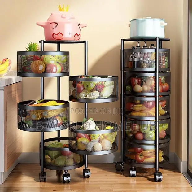 5-Layer Rotating Fruit Rack - 1