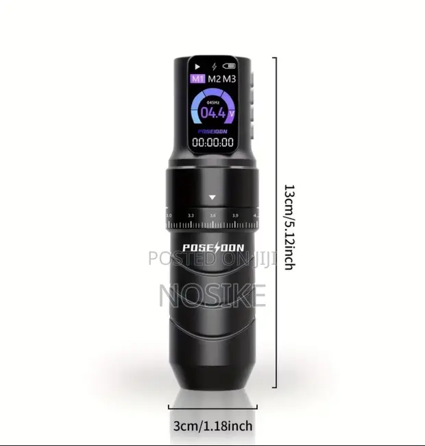 Poseidon Cordless Rotary Tattoo Machine Pen - 1
