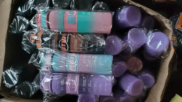 1000ml Water Bottle with Straw and Strap - 1