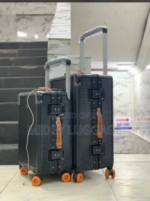 Set of 2 Aluminum Travel Boxes