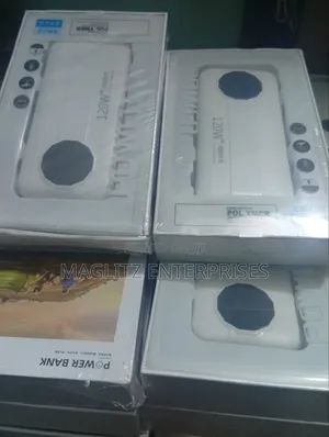 20000mAh Power Bank - White, Glossy Finish