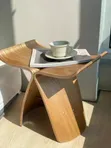 Luxurious Wooden Side Stool - 2