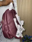 Pufandaishu Monkey Backpack - Burgundy - 3