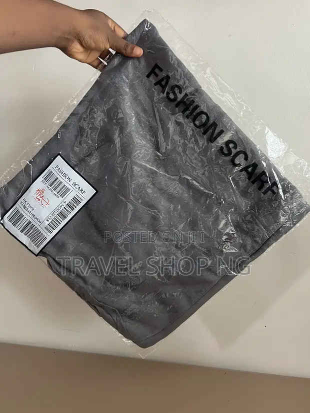 Solid 185x85cm Cotton Scarf - 1