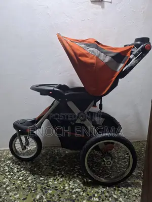 Orange Used Child Stroller