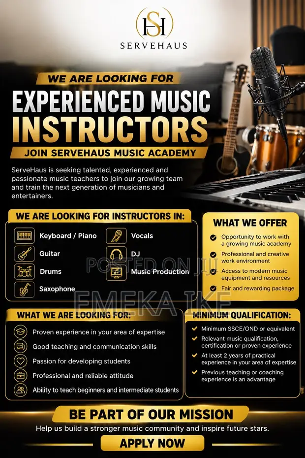 Music Instructor - ServeHaus Academy - 1