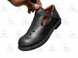 Handmade Black School Shoes - 1