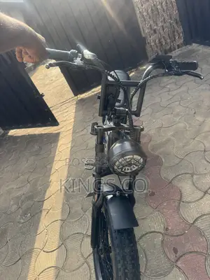 2025 Fat Tire Electric Motorcycle - Black