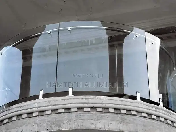 Spiral Balcony Glass Handrail - 1