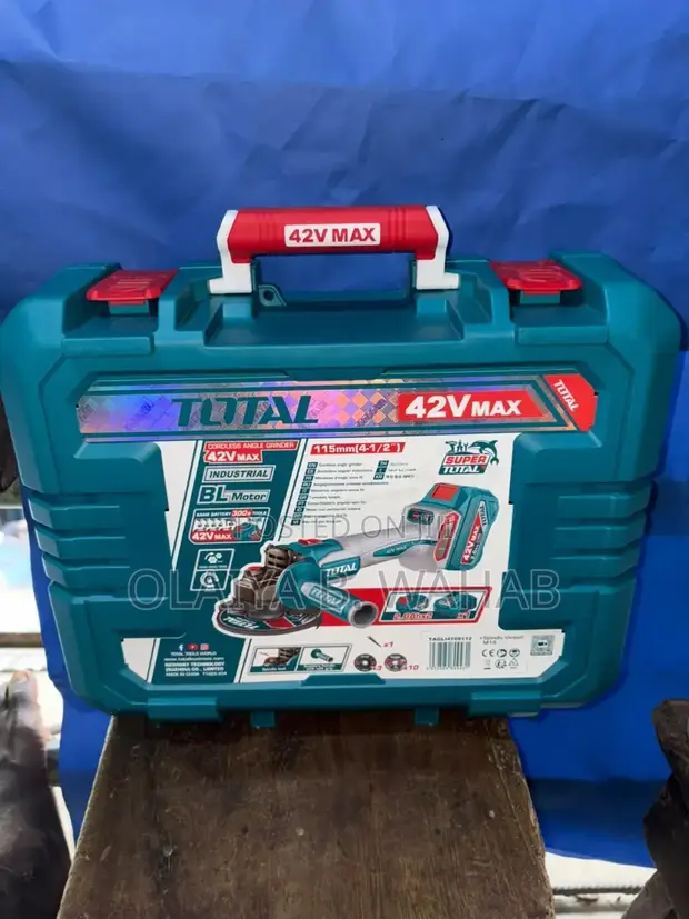 TOTAL TAGLI 42V Brushless Cordless Angle Grinder Kit - 1