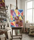 Abstract Art Painting: Music is Life - 3