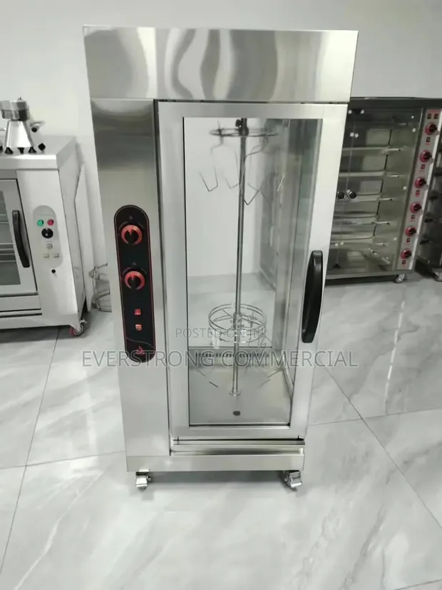 Apach Standing Commercial Chicken Roaster/Rotisserie - 1