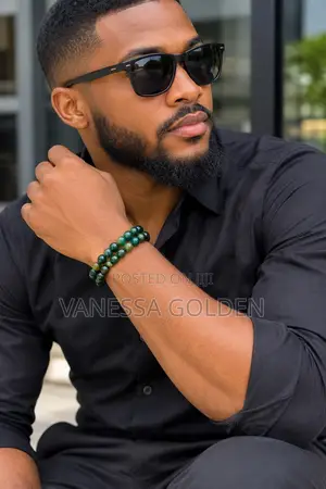 Luxury Green Beaded Bracelet Set