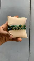 Luxury Green Beaded Bracelet Set - 2
